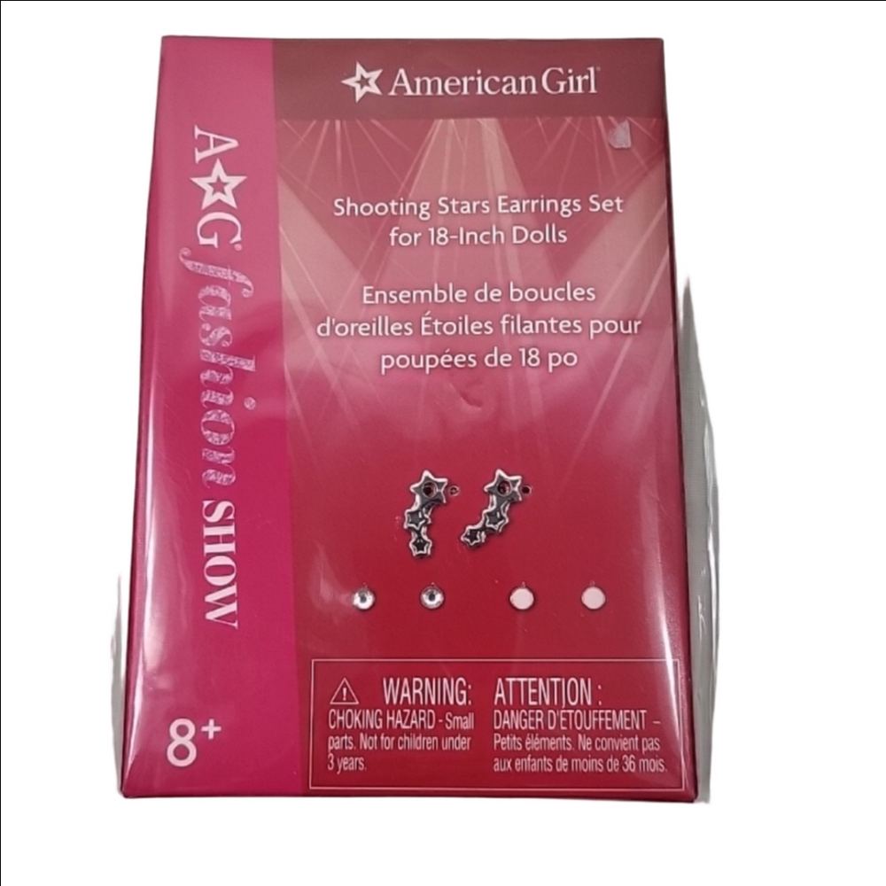 American Girl Doll Earrings In Package NIP New